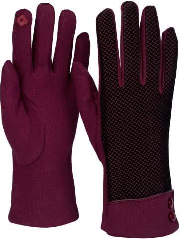 Touchscreen Handschuhe in Bordeaux-Rot