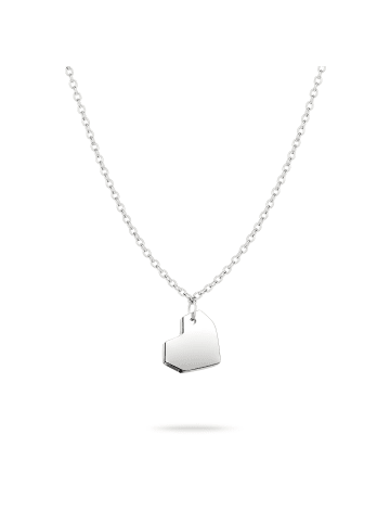 Halskette Urban Heart in silber