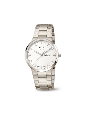 Quarzuhr in Silber 39mm