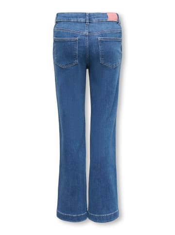 Jeans mit weitem Bein in Medium Blue Denim