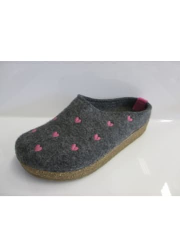 Hallenschuh Grizzly Cuoricini in Grau