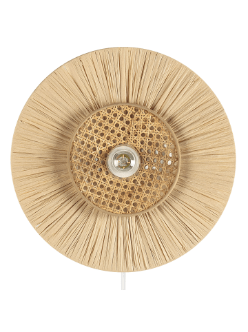 Wandleuchte YAAPI in Naturfarben - (W) 40 x (H) 12 x (L) 40 cm