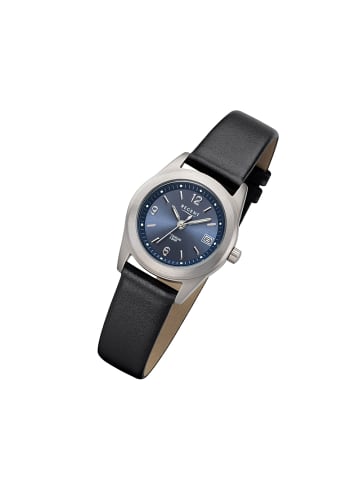 Analog-Armbanduhr Regent Titan-Uhren schwarz klein (ca. 27mm)