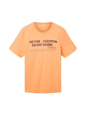 T-Shirt WORDING LOGO in Orange