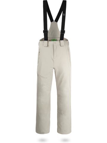 Herren Winter-Softshellhose mit Hosenträgern Loonskin in Beige