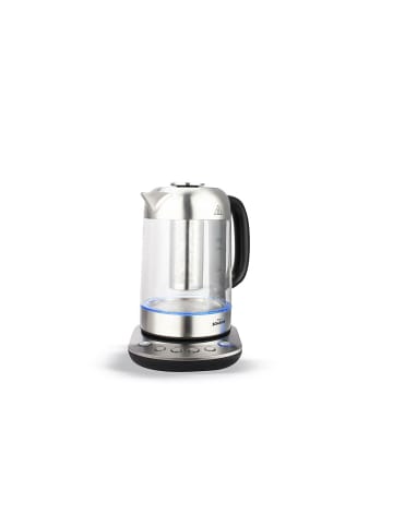 LED Wasserkocher Edelstahl 1,7L in Silber