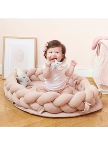 Babynest geflochten 3 in 1 plus Krabbeldecke und Bettschlange