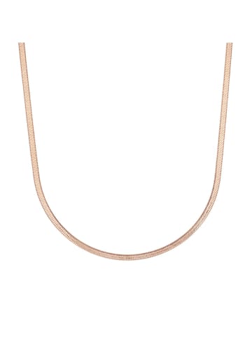 Halskette Edelstahl, IP rose in roséfarben