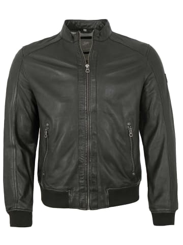 Lederblouson Lammnappa in Schwarz