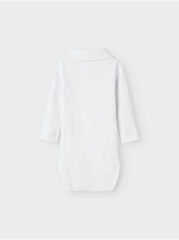 Hemdbody NBMFRIMAN LS POLO BODY in bright white