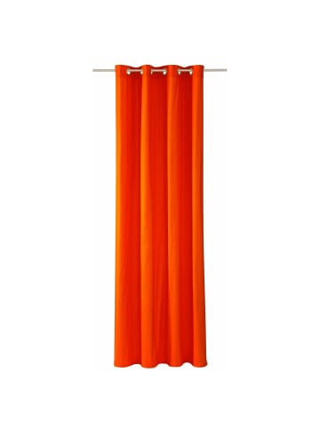 Blickdichter Ösenvorhang DOVE in Orange