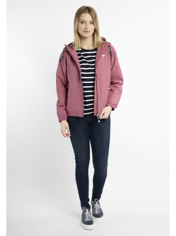 Damen Regenjacke in Himbeerpink Melange