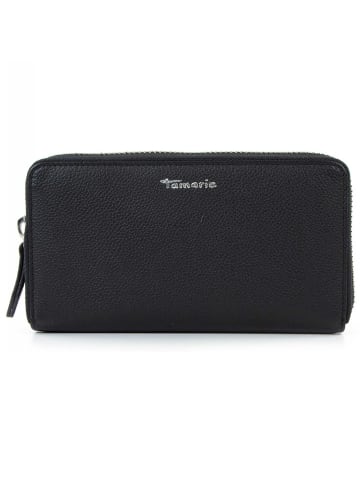 Amanda Geldbörse Leder 19 cm black