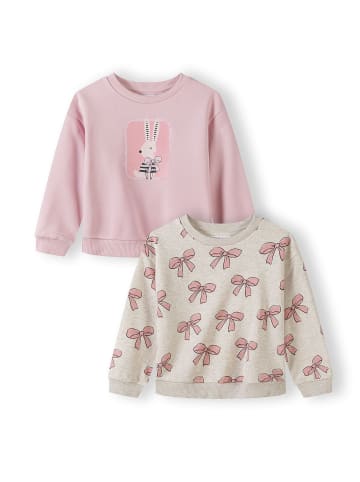 2-er Pack Sweatshirt 30FLEECE106 in hellpink