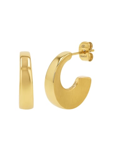 Creolen Edelstahl, IP gold in gold