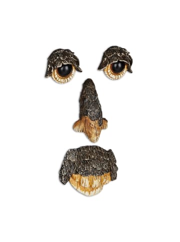 Baumgesicht Naturgeist in Braun/Beige