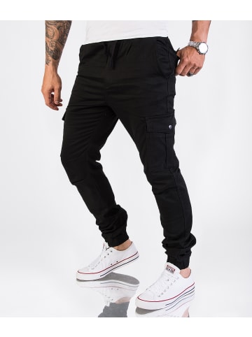 Cargohose in Schwarz