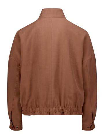 Blouson langarm in Dark Coffee