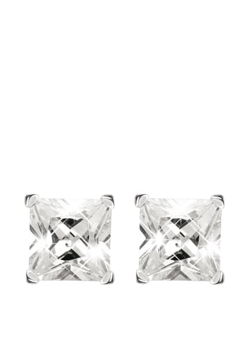 925 Silber Ohrringe Quadratisch