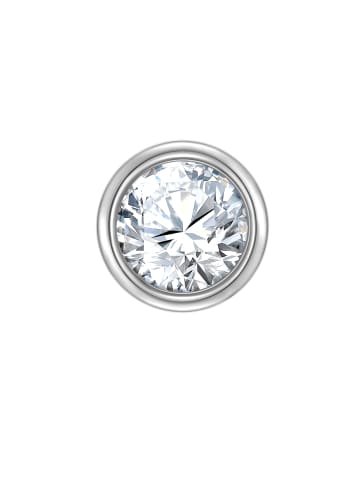 Piercing aus Sterling Silber mit Zirkonia in silber