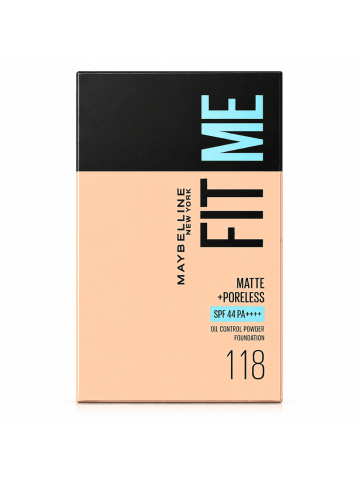 Fit Me Matte & Poreless Puder-Foundation - 118