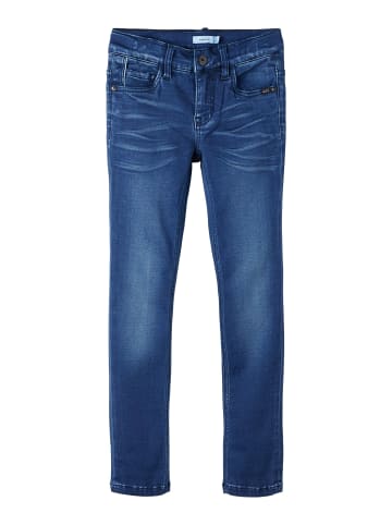Jeans slim fit in dark blue denim