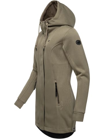Sweatjacke Letti Bonded in Mocca24