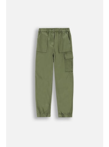 Stoffhose in grün