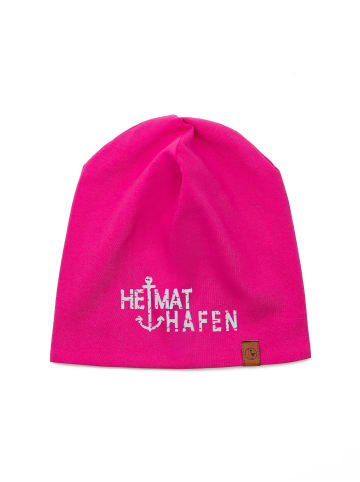 Wendemütze "Heimathafen" in fuchsia