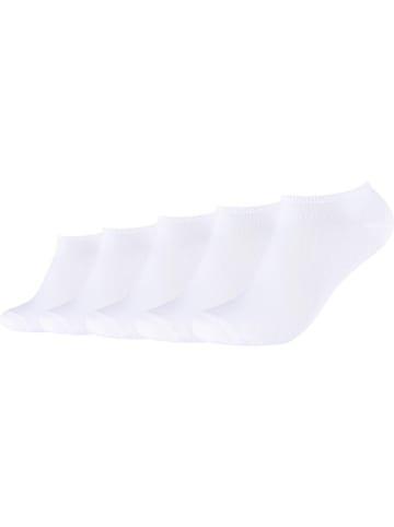 Baumwolle Sneaker-Socken 5 Paar in weiß