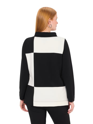 Langarmshirt in schwarz