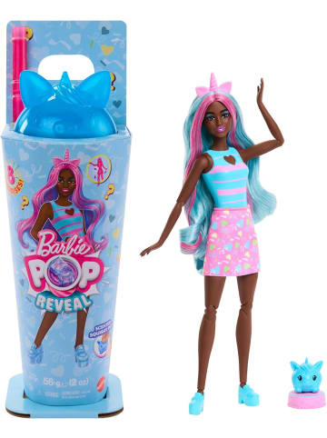 Barbie Pop Reveal Set Puppe + Accessoires Shakes-Serie duftend Einhorn JCN86 3+