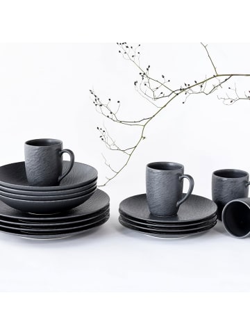 6 er-Set 17963 Rondo Schiefer Becherset in Schwarz