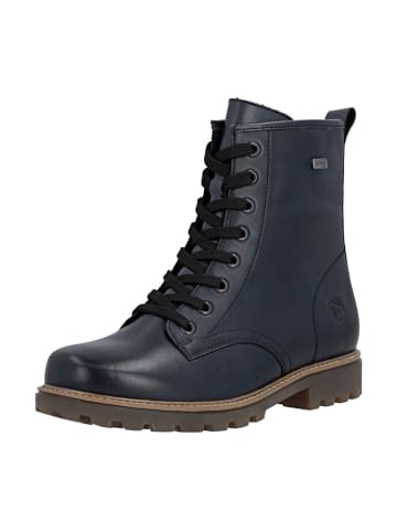 Schnürstiefeletten in Blau