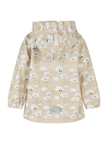 Farbwechsel Regenjacke Wolken in beige