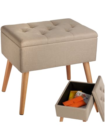 Sitzmöbel, Maße: 51 x 37,5 x 45,5 cm, gepolstert, in Leinenoptik