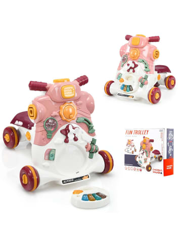 3 in 1 Lauflernwagen 6-36 Monaten in Rosa