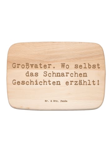 Schneidebrett Holz Spruch Großvater Geschichten... in Transparent