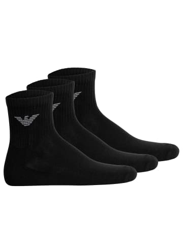 Socken 3er Pack in Schwarz
