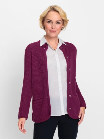 Strickjacke in malve