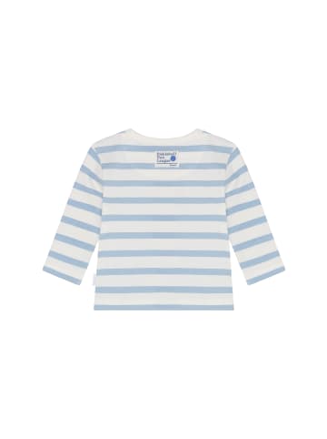 Langarmshirt Stripe in Dusty Blue