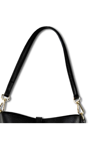 Florence Umhängetasche Leder schwarz ca. 23cm