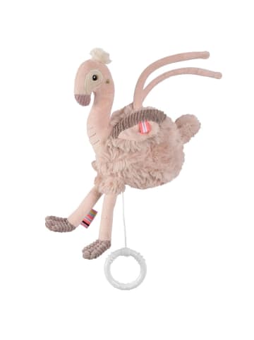 Mini-Spieluhr 24 cm - Flamingo in pink