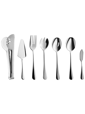 7-tlg Besteck Set ZITI in Silber