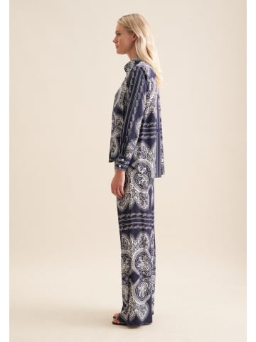 Hemdbluse Regular in Dunkelblau