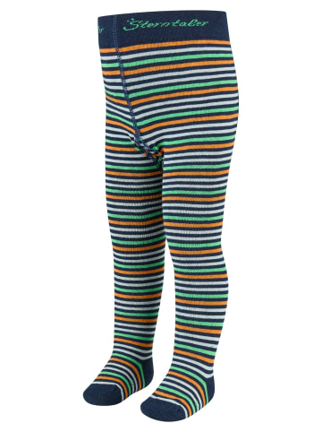Strumpfhose Ringel in marineblau