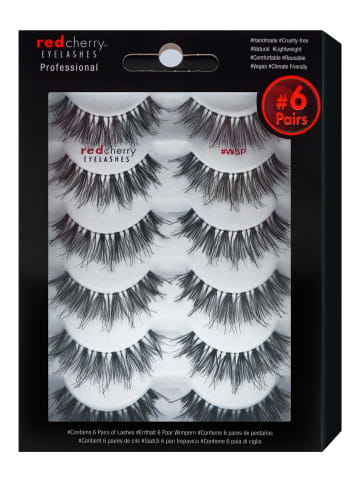 Bandwimpern WSP - 6 Pairs in Schwarz