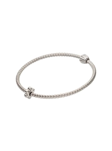 Charm LEI Flower Bubble Silber