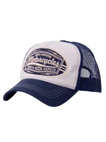King Kerosin KING KEROSIN Trucker Cap in Two-Tone Optik Motorcycles in blue