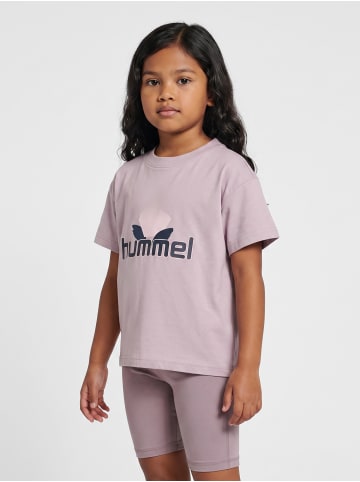 T-Shirt Hmljr Boxy Mädchen in SEA FOG